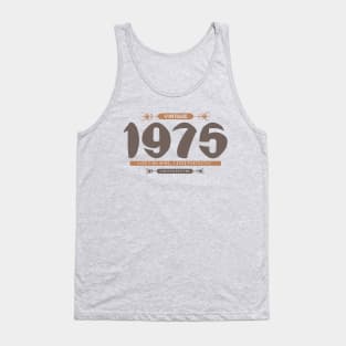 45th Birthday T-Shirt - Vintage 1975 Tank Top